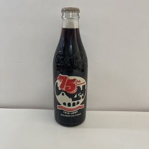 10 Oz COCA COLA Commemorative‎ Bottle 75th Anniversary Unopened San Diego.